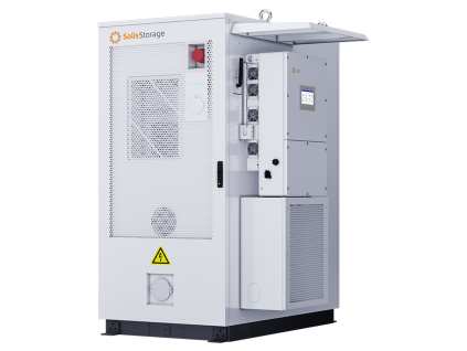 SolisStorage EverCore 120kWh Battery Cabinet - front view
