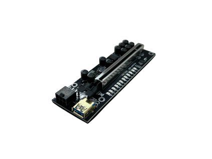 Riser GPU cu 10 condensatoare 012